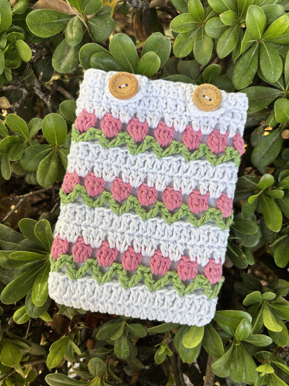 Funda Kindle "Tulipanes Rosas"