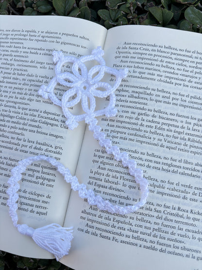 Marcapáginas Copo de nieve