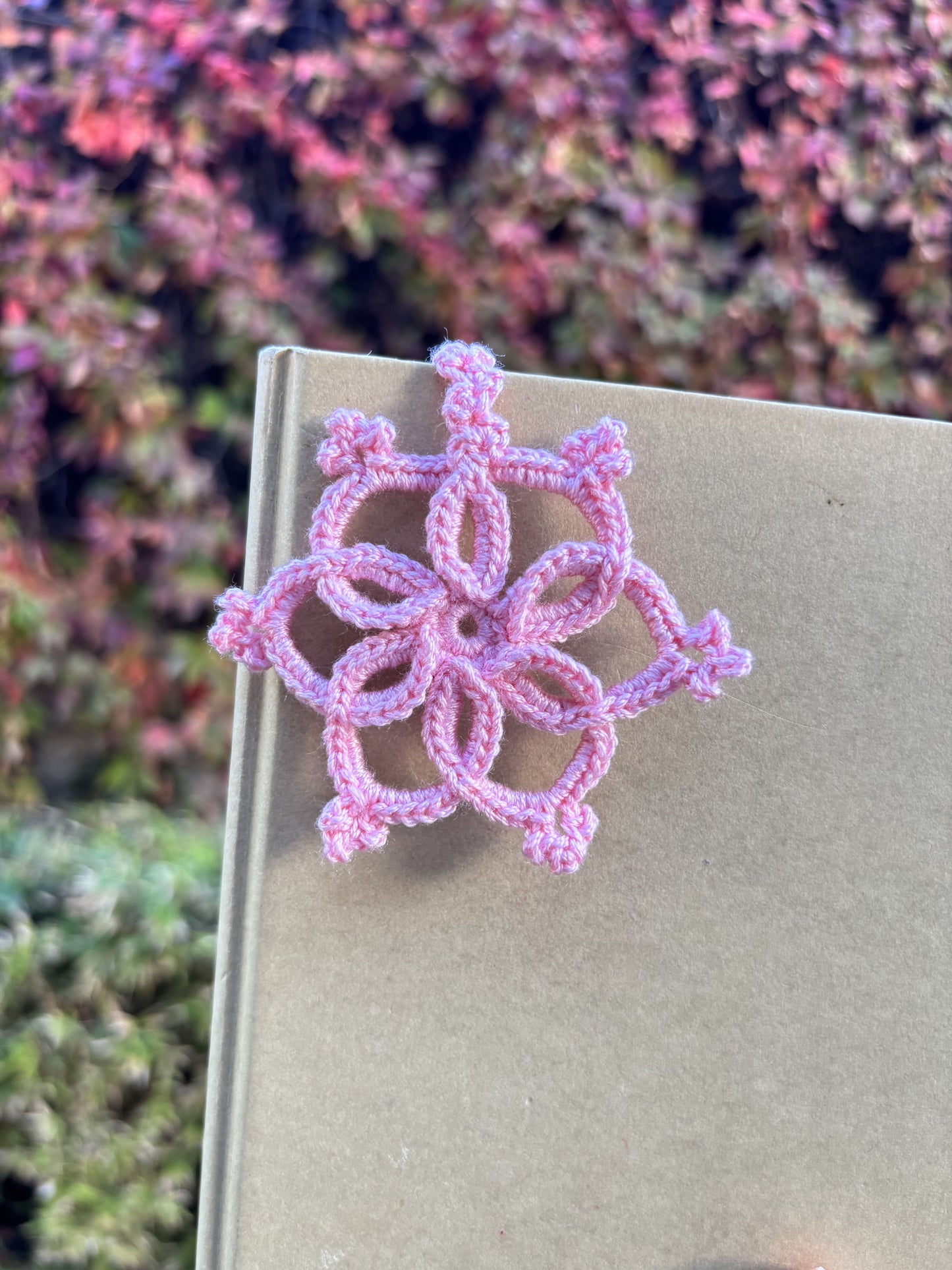 Marcapáginas Copo de nieve