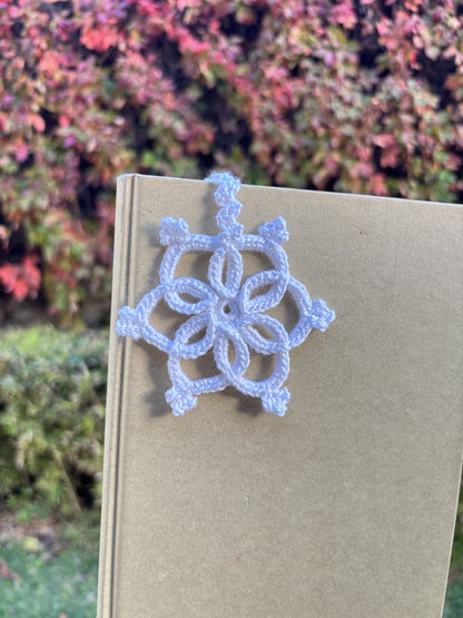Marcapáginas Copo de nieve