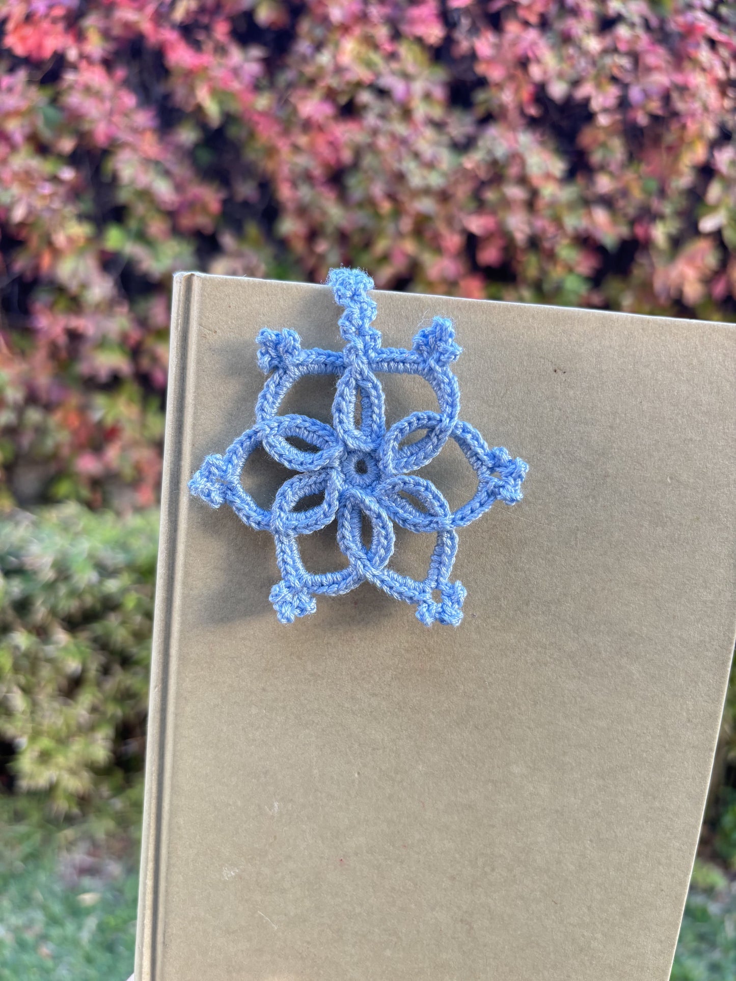 Marcapáginas Copo de nieve