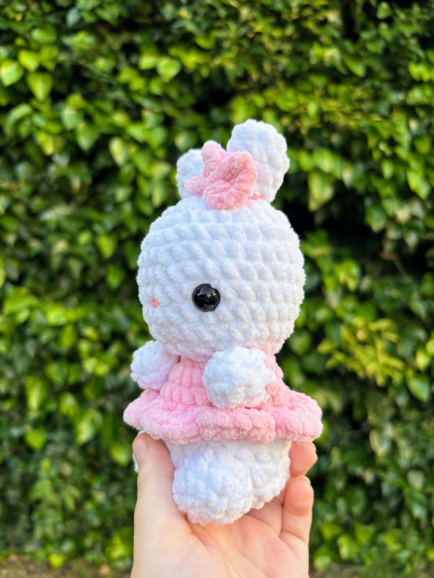 Coneja con tutu y lazito rosa