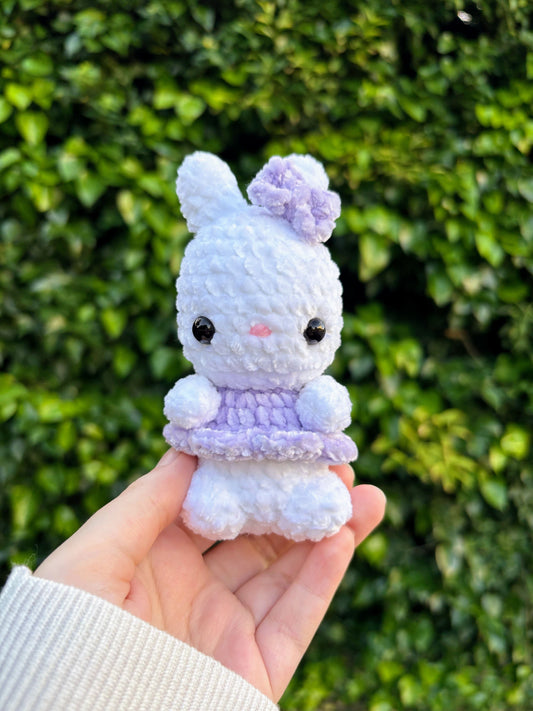 Conejita con tutu y lacito lila