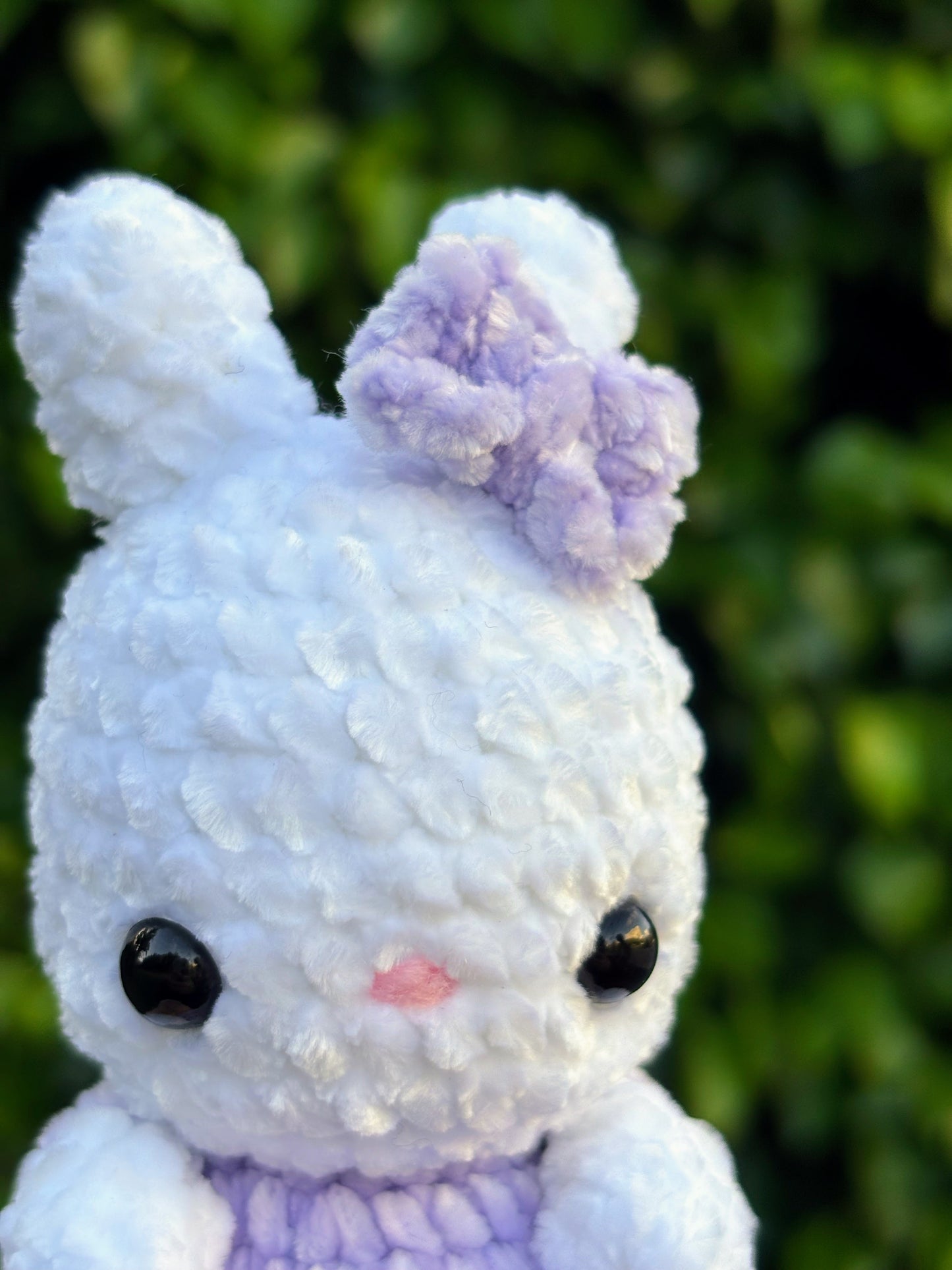 Conejita con tutu y lacito lila