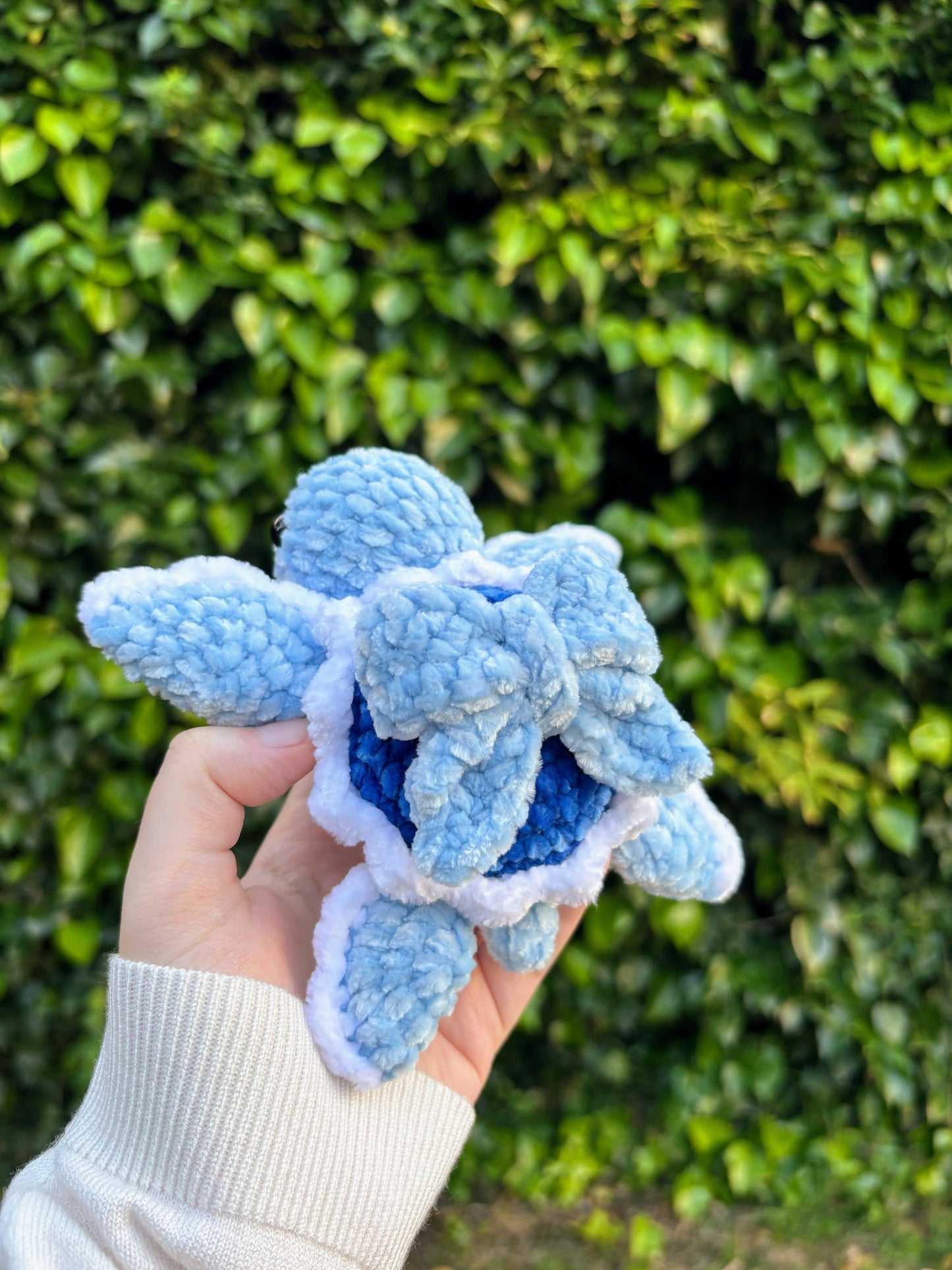 Tortuguita azul con lacito