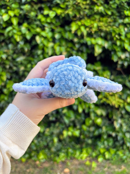 Tortuguita azul con lacito