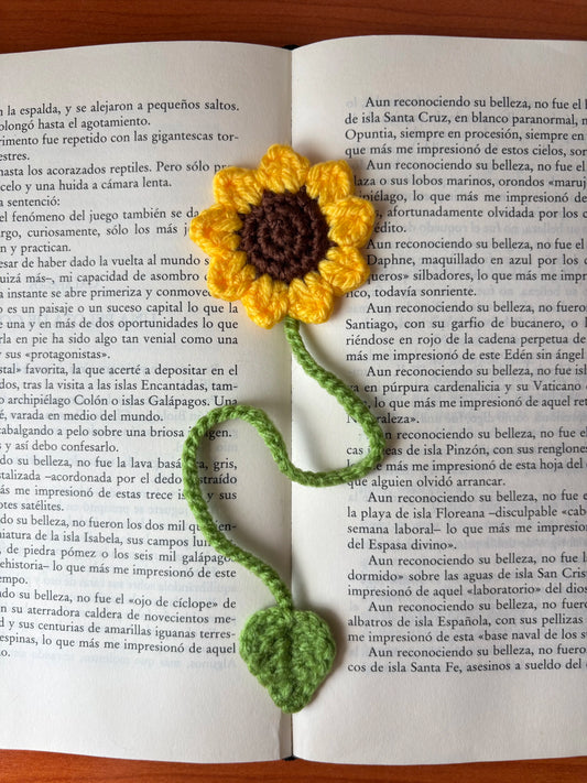 Marcapáginas Girasol
